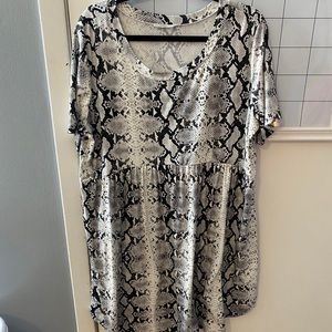 Snake skin Dress